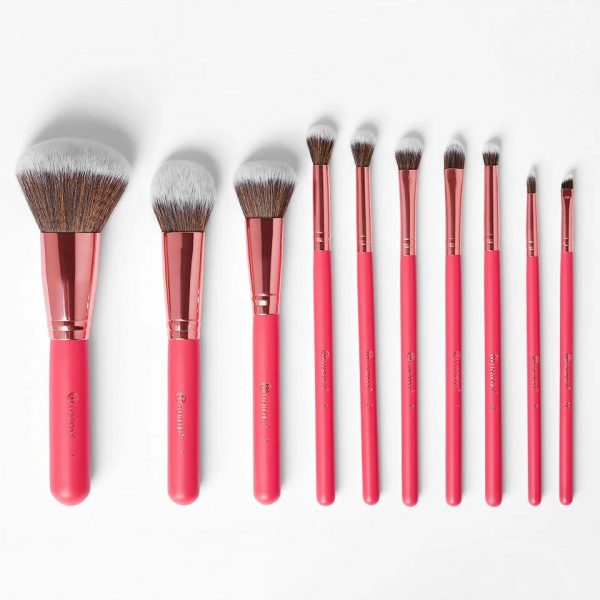 Bombshell Beauty 10 Piece Brush Set with Bag - Image 4