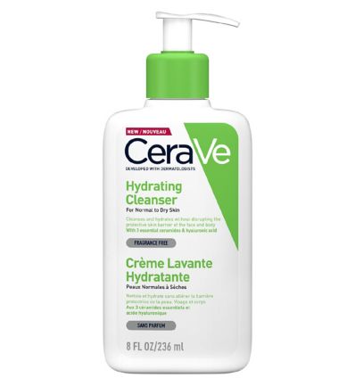 CeraVe Hydrating Cleanser for Normal to Dry Skin 236ml - Image 4